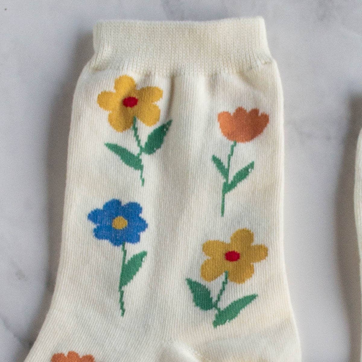 Tiepology | Favorite Flower Mustard | Socks