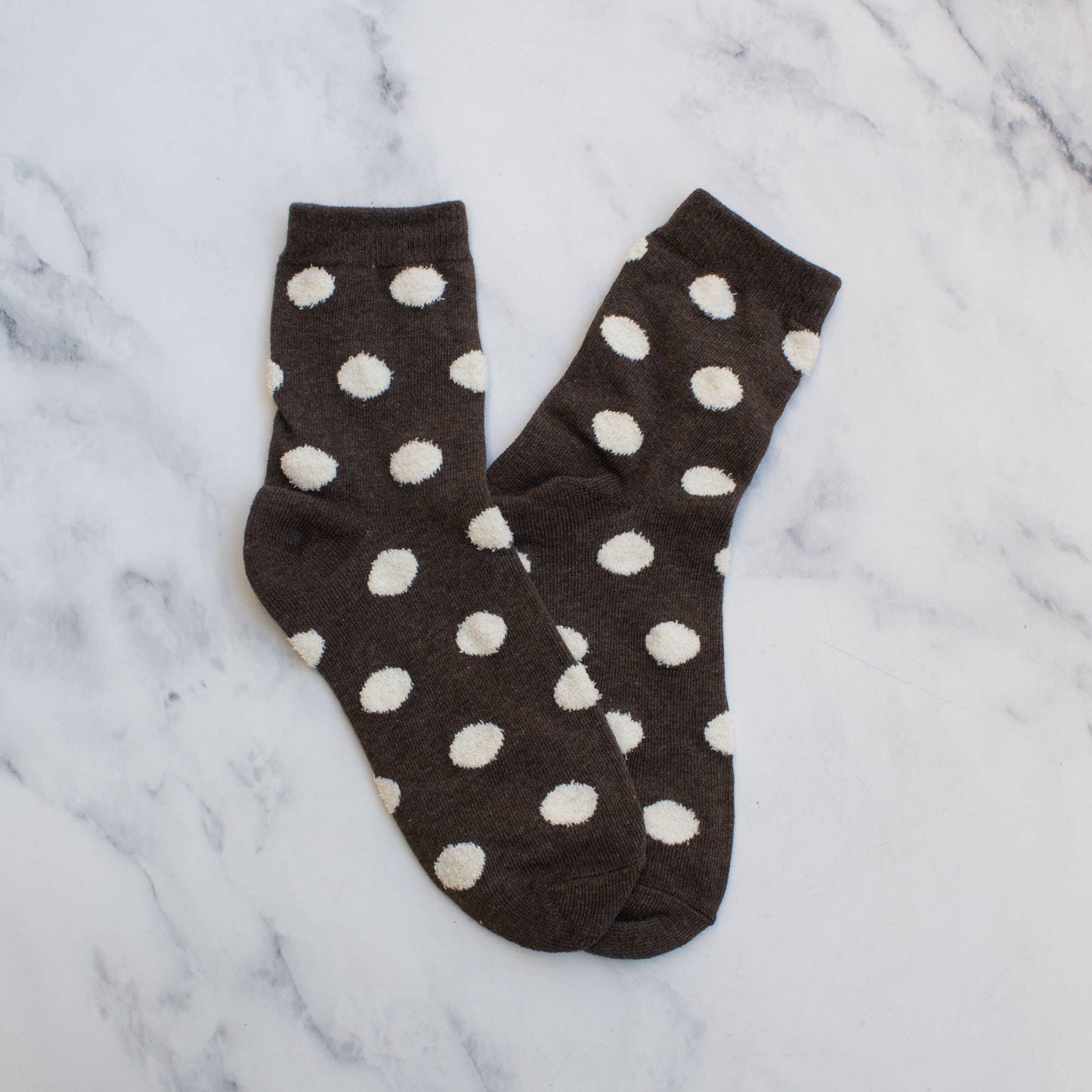 Tiepology | Women's Polka Dots Puff Casual Socks | Pink