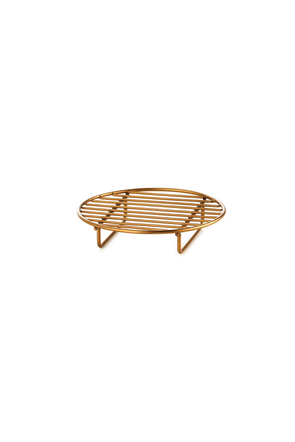 Fog Linen Work | Brass Wire Stand Round