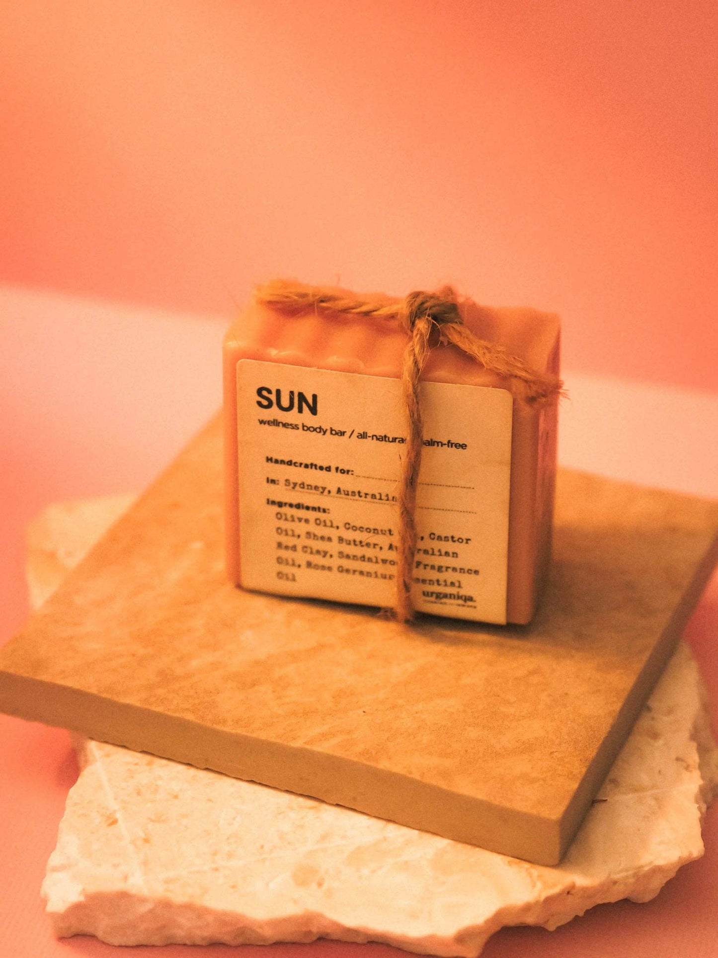 Urganiqa | Sun Natural Naked Soap Palm-free & Cruelty-free | Guapa Collection