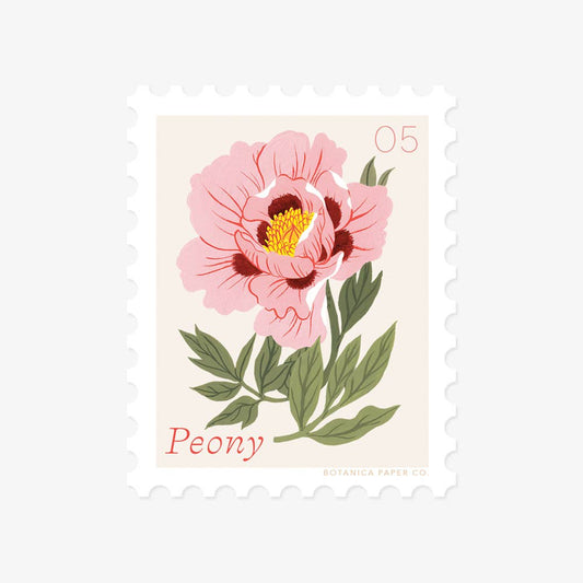Botanica Paper Co | 05 May Flower | Stamp-Style Vinyl Sticker