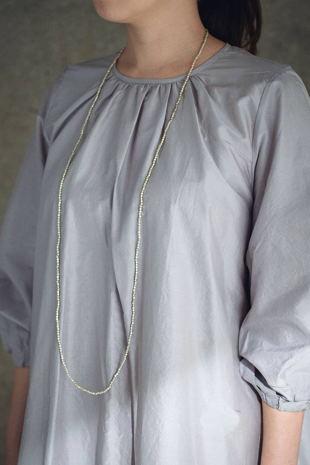 Fog Linen Work | Silver Beads Necklace | Large