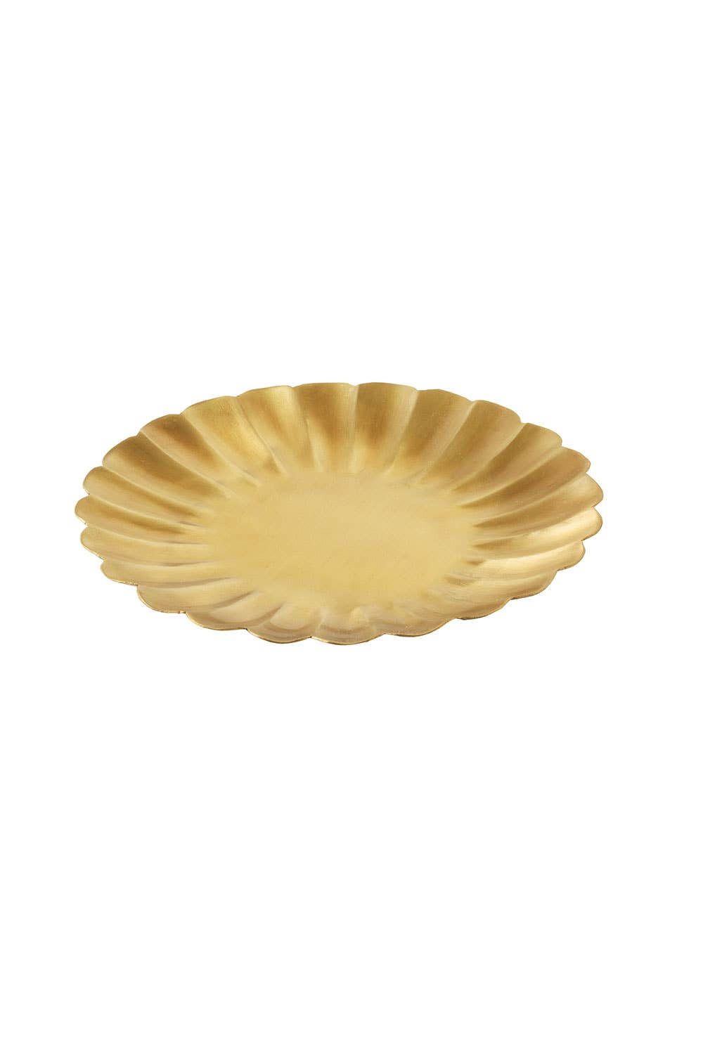 Fog Linen Work | Brass Petal Tray | Medium