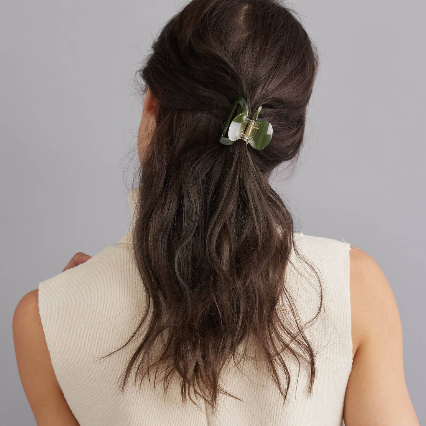 Tiepology | Eco Pouch Hair Claw Clip: Amber Mix