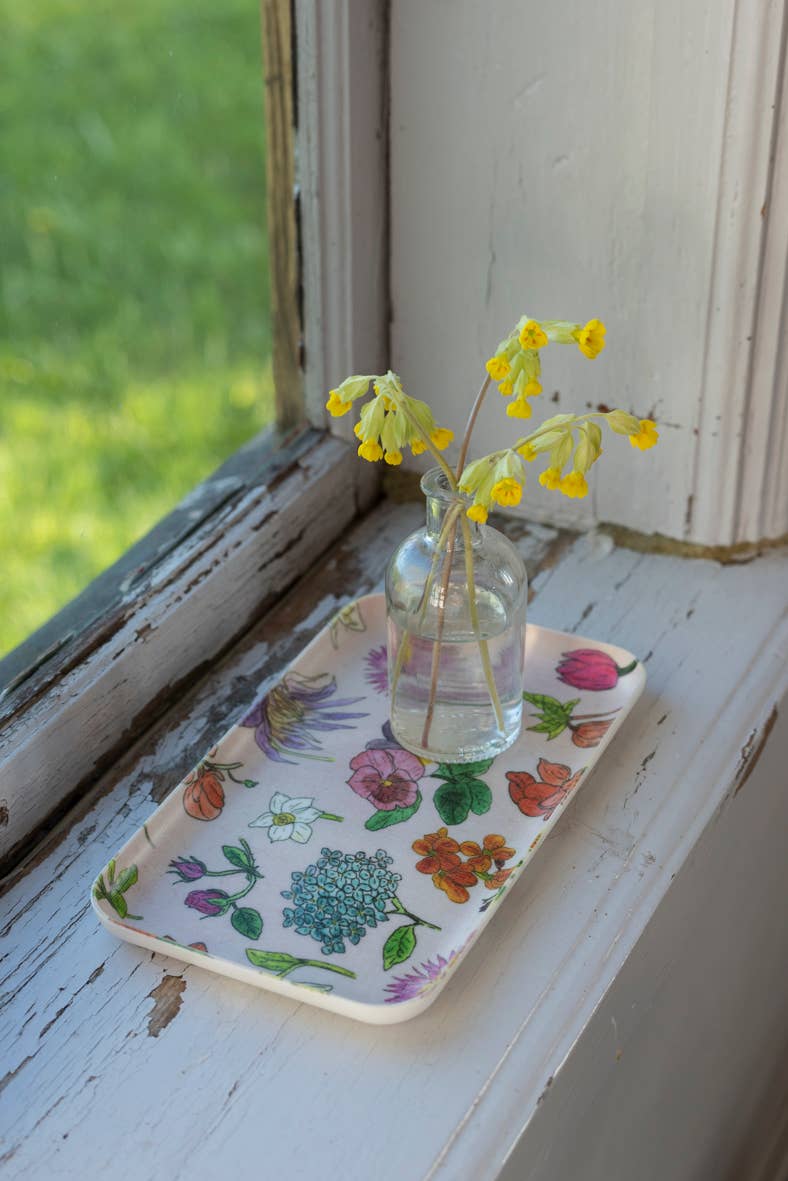 Fog Linen Work | Linen Tray Isabelle Boinot Fleur | Small