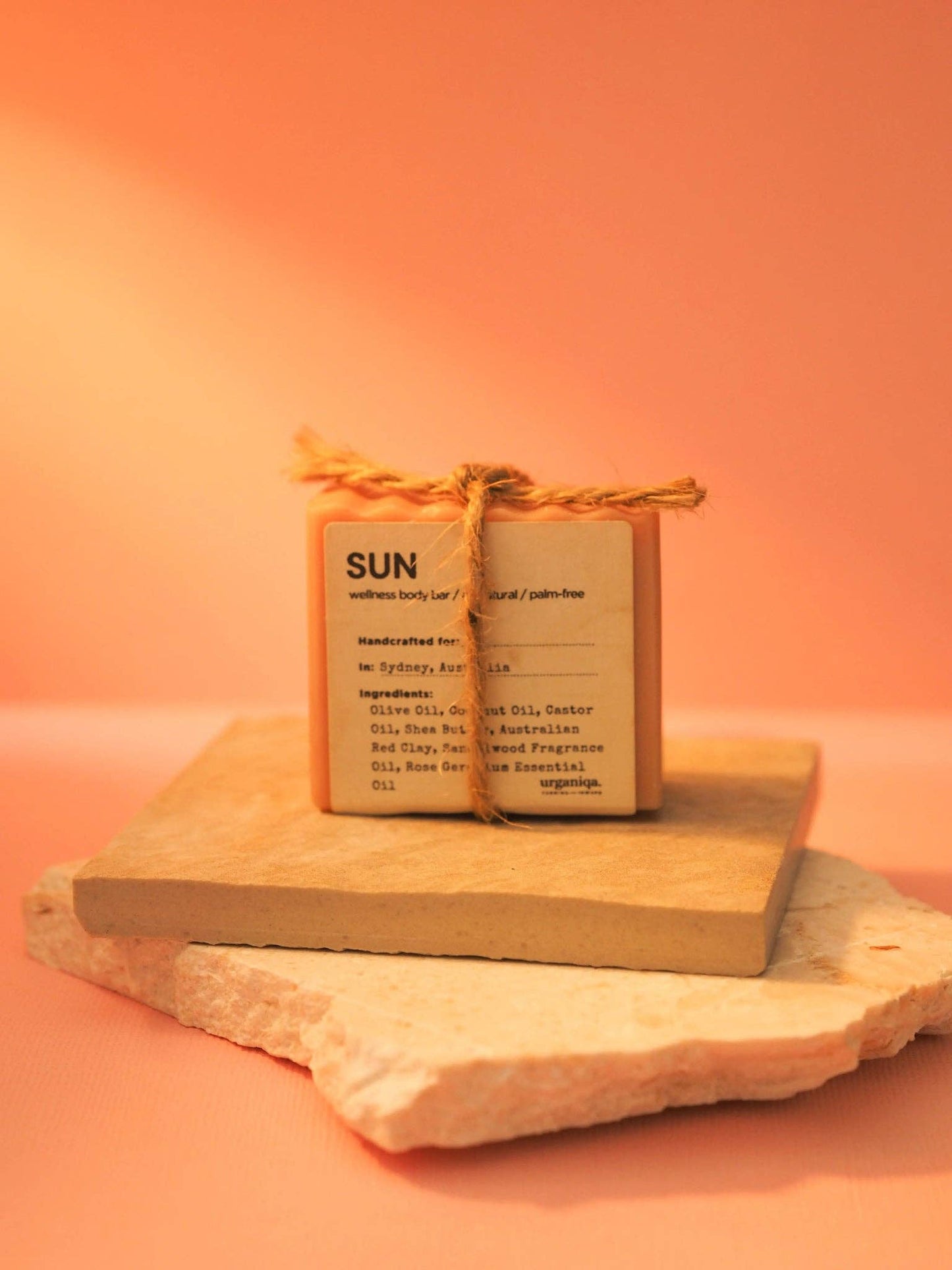 Urganiqa | Sun Natural Naked Soap Palm-free & Cruelty-free | Guapa Collection
