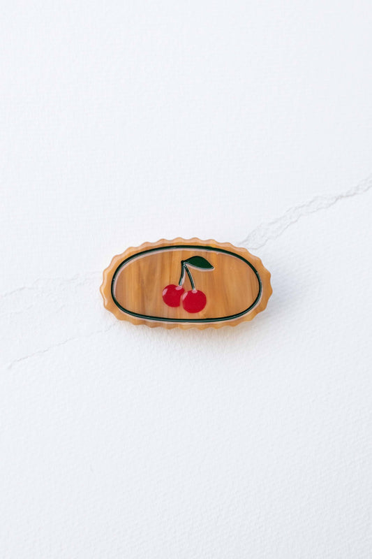 Tiepology | Eco Acetate Assorted Designs Hair Pins | Wood/Cherry