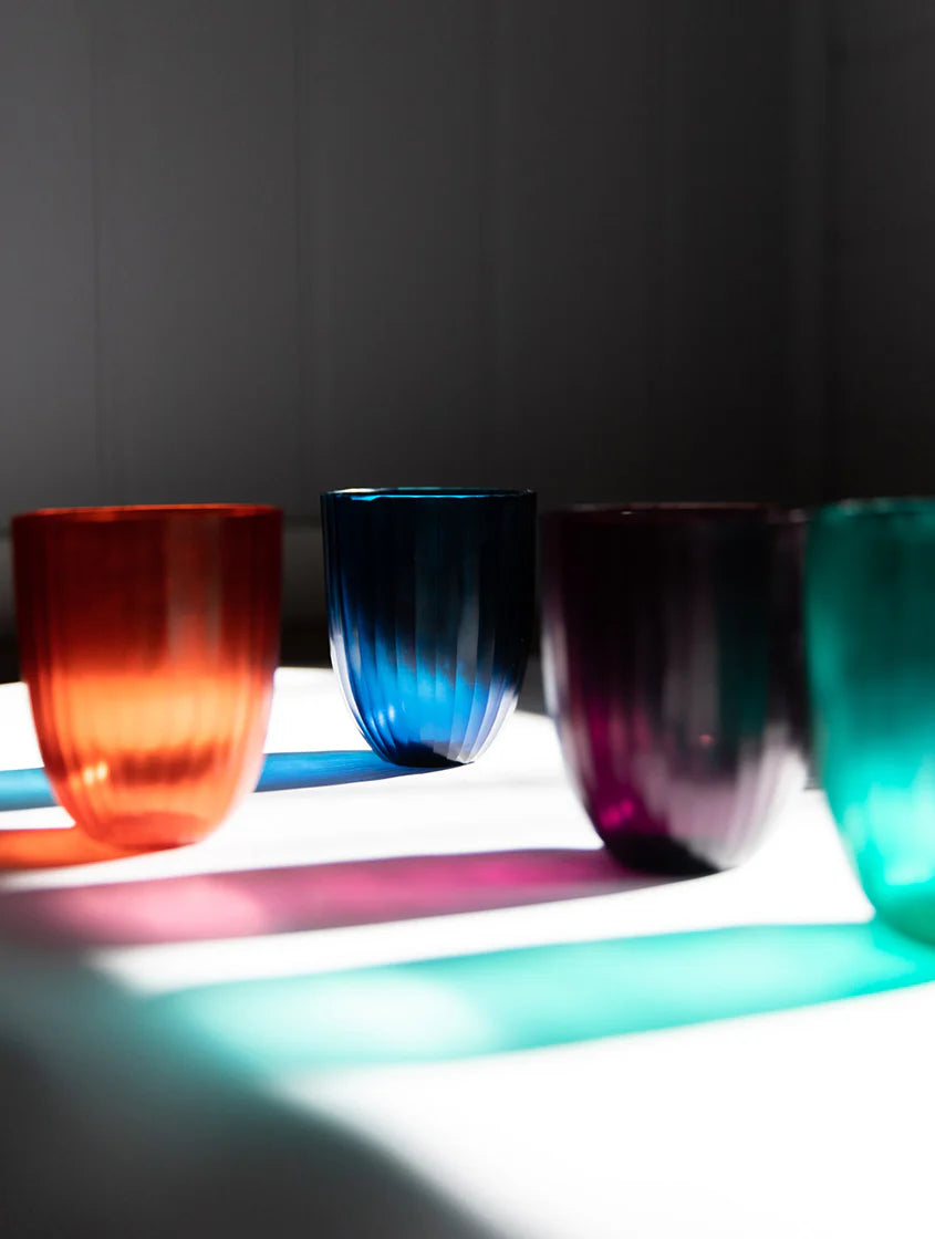 BisonHome | Brian Tunks Cut Glass Iguassu Tumbler Set of Four