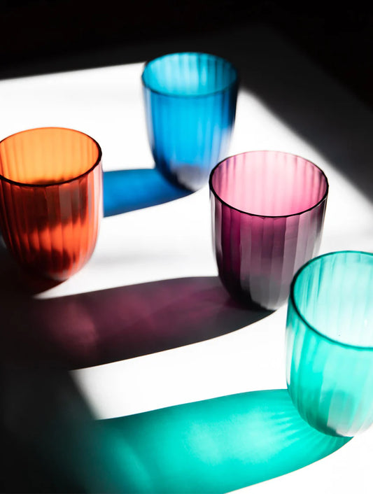 BisonHome | Brian Tunks Cut Glass Iguassu Tumbler Set of Four