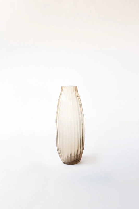 BisonHome | Brian Tunks Cut Glass Vase Bud | Gold