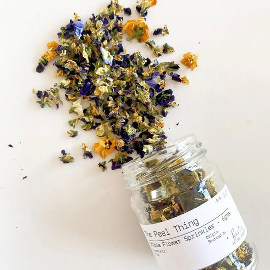 The Peel Thing | Edible Flower Sprinkles