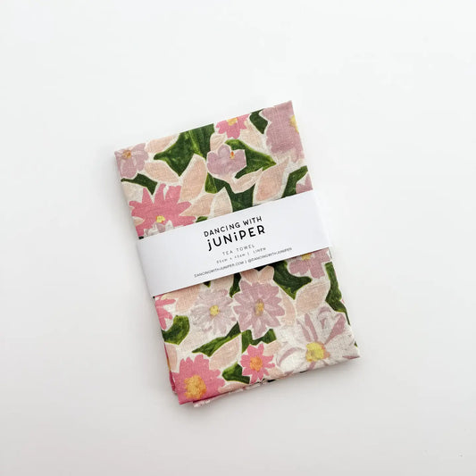Dancing With Juniper | Forest Floor Tea Towel
