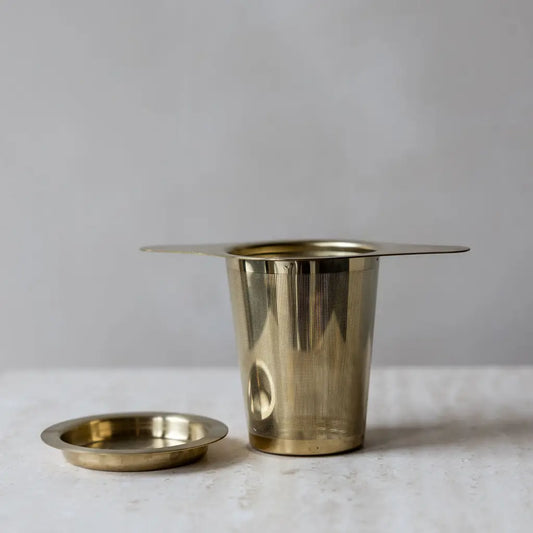 Heart Therapeutics | Premium Gold Tea Cup Infuser