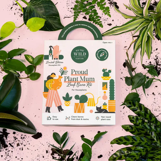 We The Wild Plant Care | Proud Plant Mum Leaf Care Kit | CLEARANCE