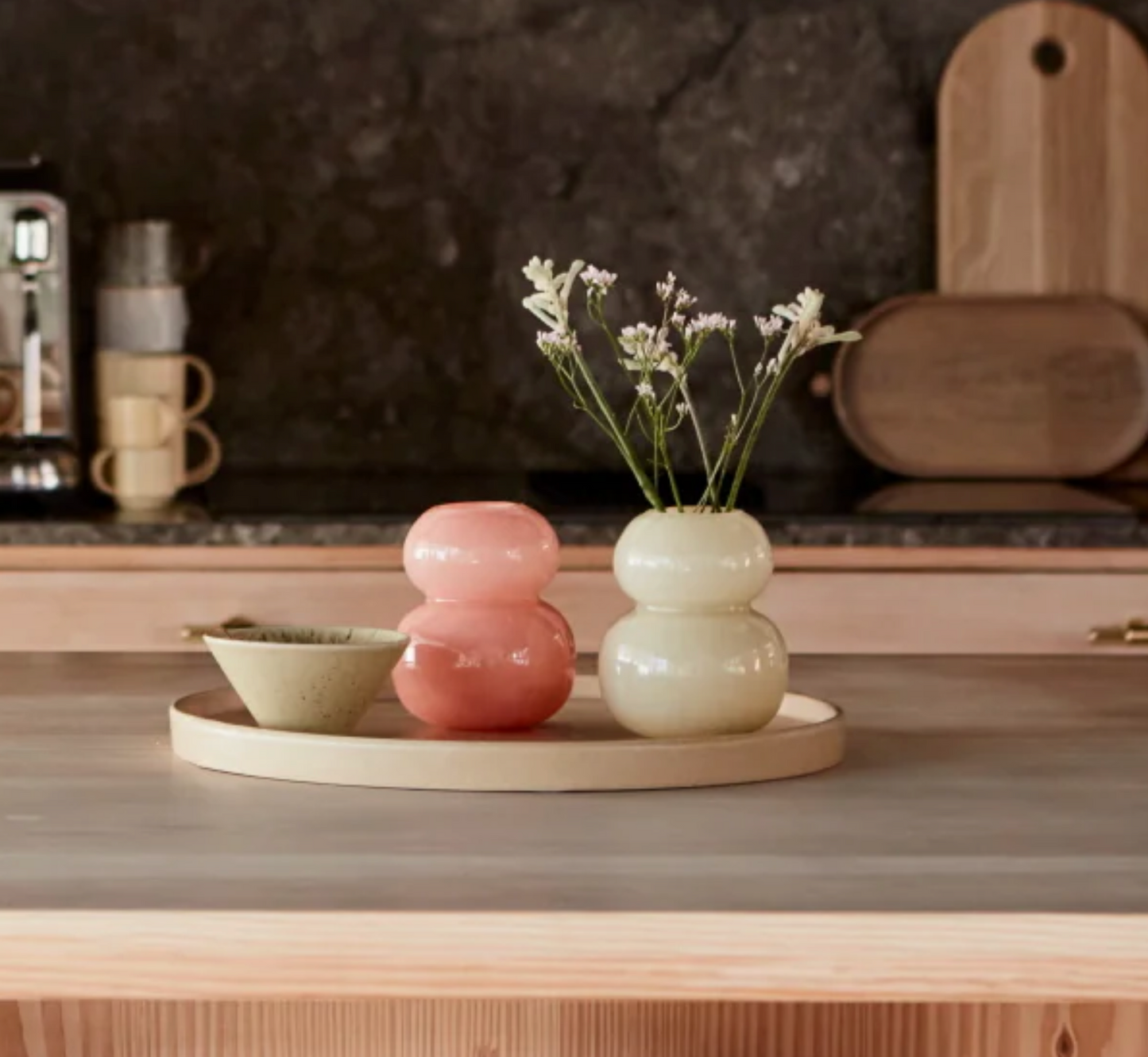 OYOY | Lasi Vase XS | Vanilla