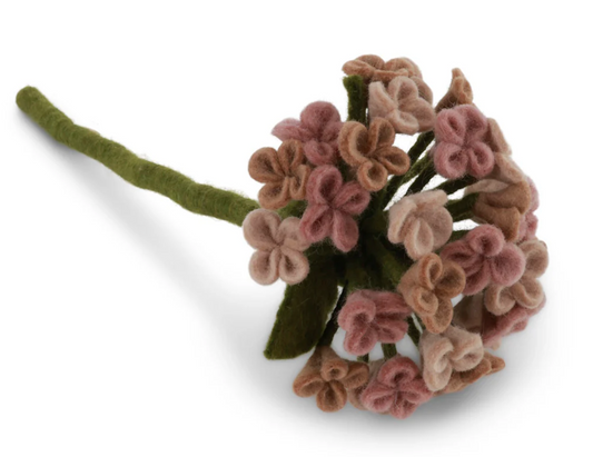 Gry & Sif | Felted Big Hydrangea | Pale Rose