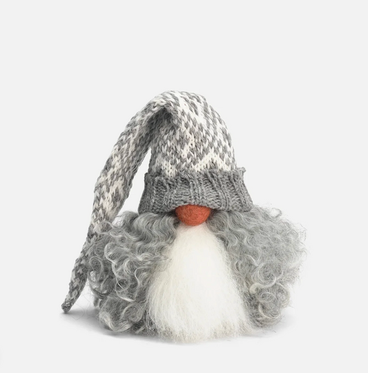 Asas Tomtebod | Santa Viktor Grey Knitted Cap