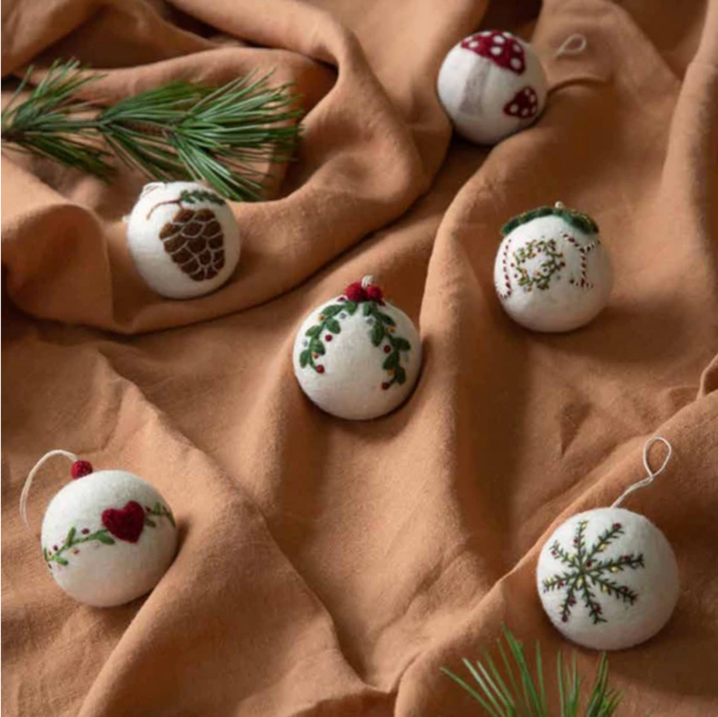 COMING SOON | Gry & Sif | Christmas Bauble Mushrooms