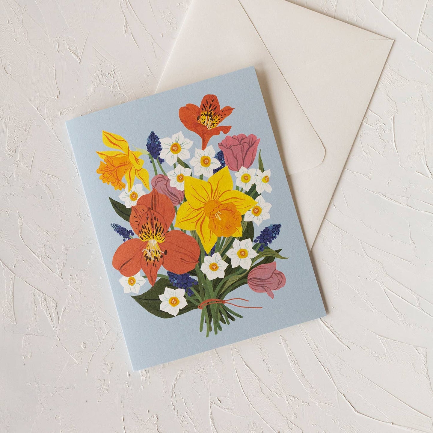 Botanica Paper Co | Blue Spring Bouquet | Greeting Card