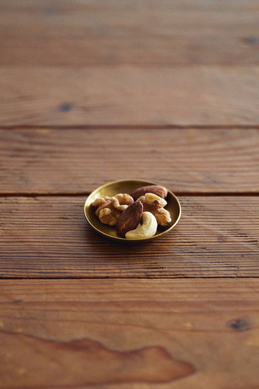 Fog Linen Work | Brass Plate Round | Super Small