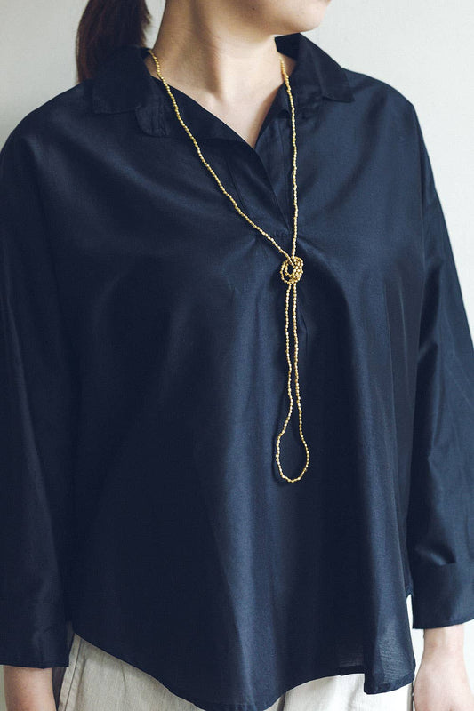Fog Linen Work | Brass Beads Necklace | Large