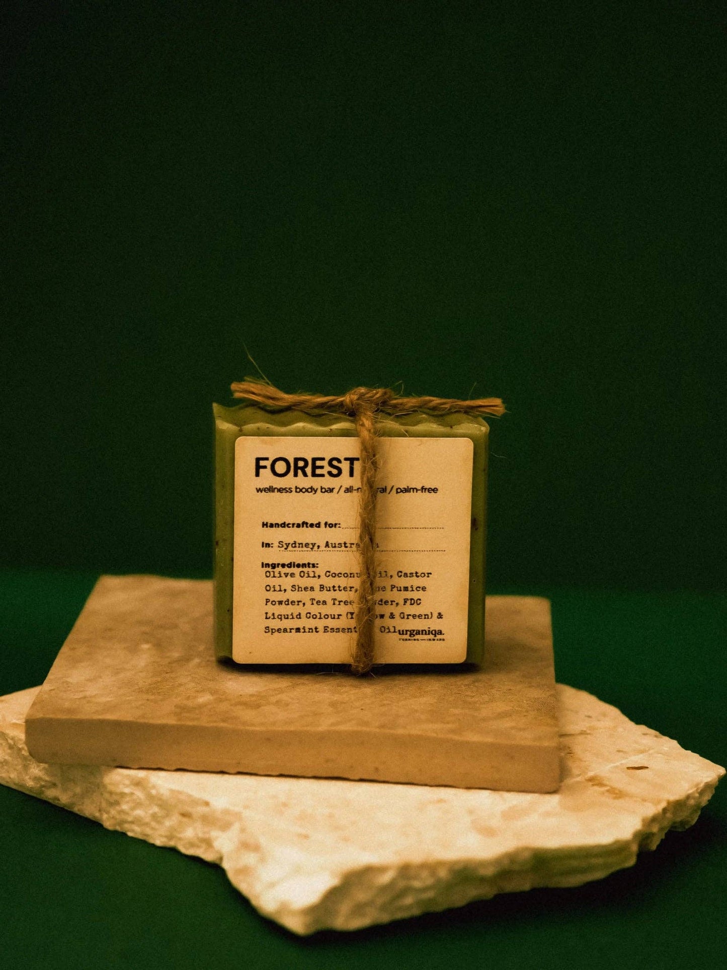Urganiqa | Forest Natural Naked Soap Palm-free & Cruelty-free | Guapa Collection