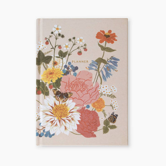 Botanica Paper Co | Garden Flora | Linen-Bound Undated Planner
