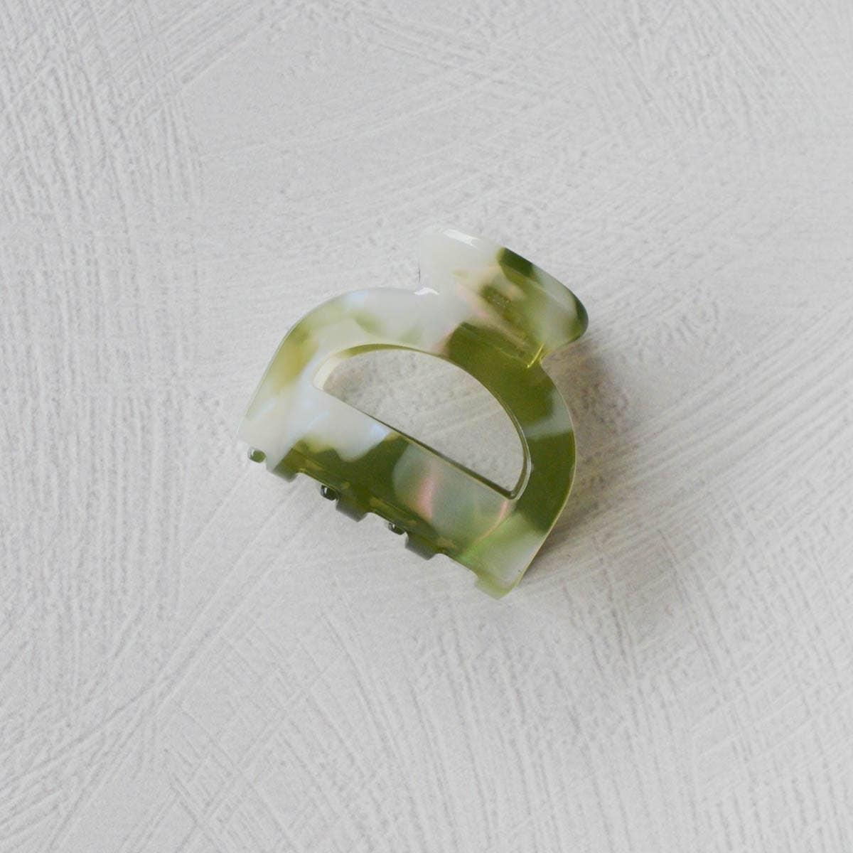 Tiepology | Eco Pouch Hair Claw Clip: Olive Mix