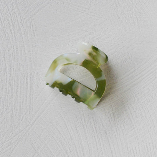 Tiepology | Eco Pouch Hair Claw Clip: Olive Mix
