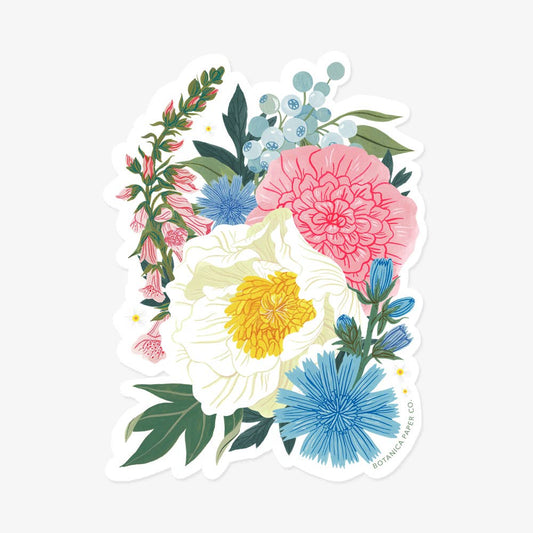 Botanica Paper Co | Lush Flora | Clear Vinyl Sticker