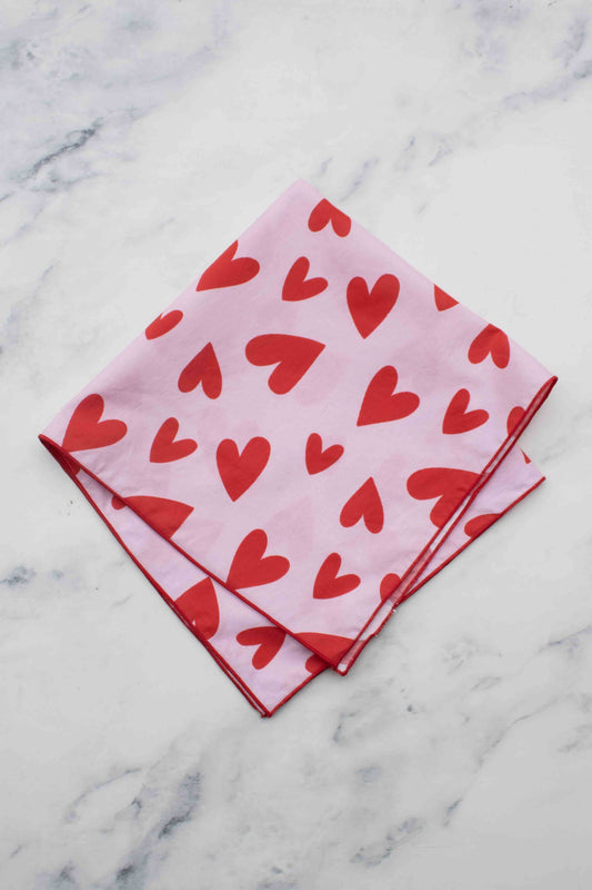 Tiepology | Sweetheart Cotton Square | Scarf
