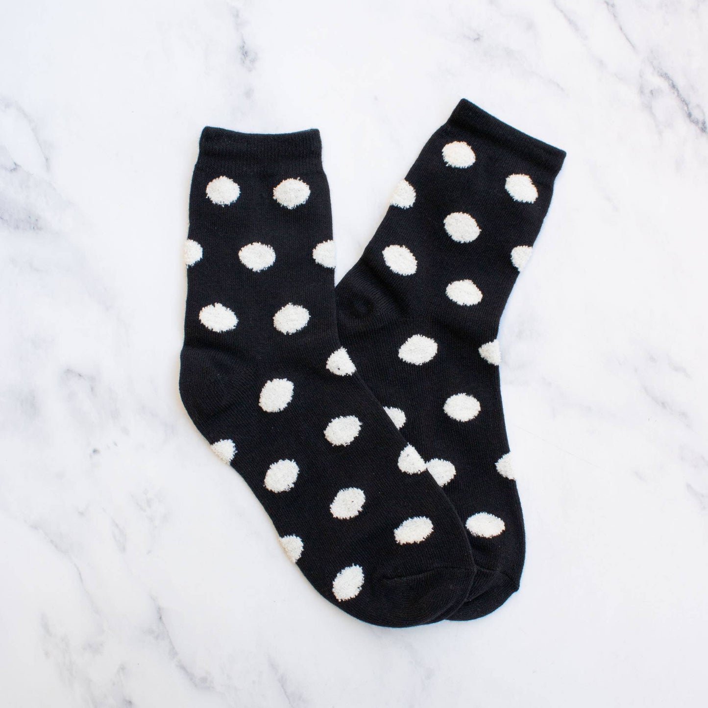 Tiepology | Women's Polka Dots Puff Casual Socks | Pink