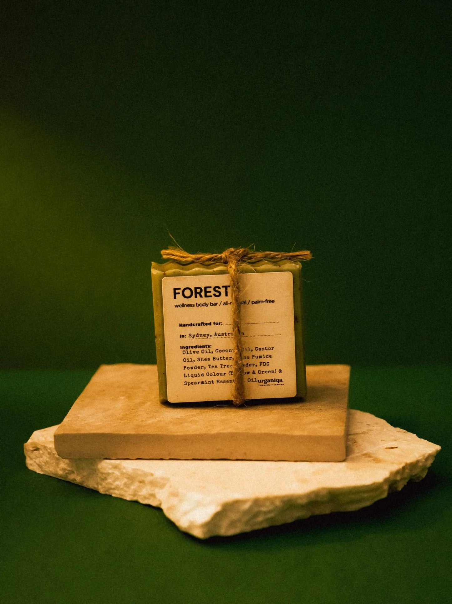 Urganiqa | Forest Natural Naked Soap Palm-free & Cruelty-free | Guapa Collection