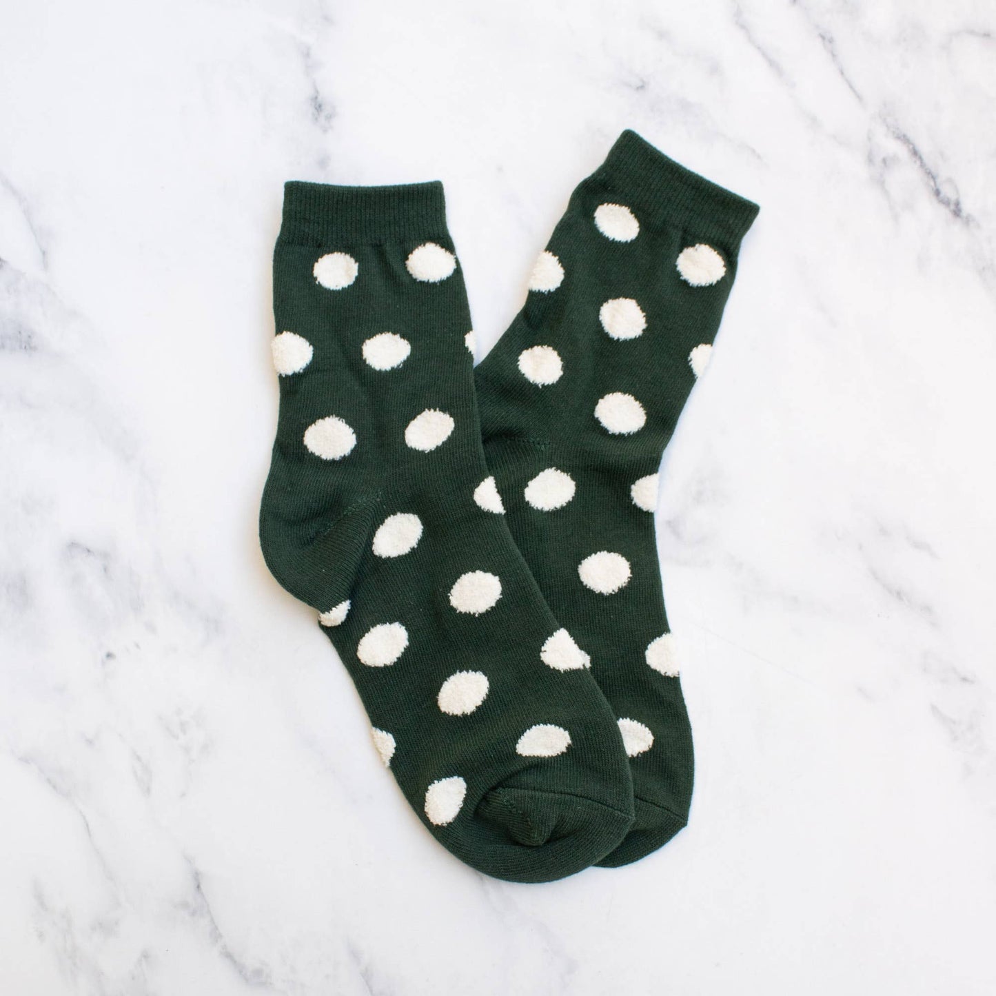 Tiepology | Women's Polka Dots Puff Casual Socks | Pink