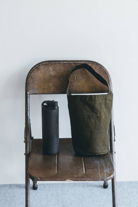 Fog Linen Work | Cotton Adra Bag | Khaki