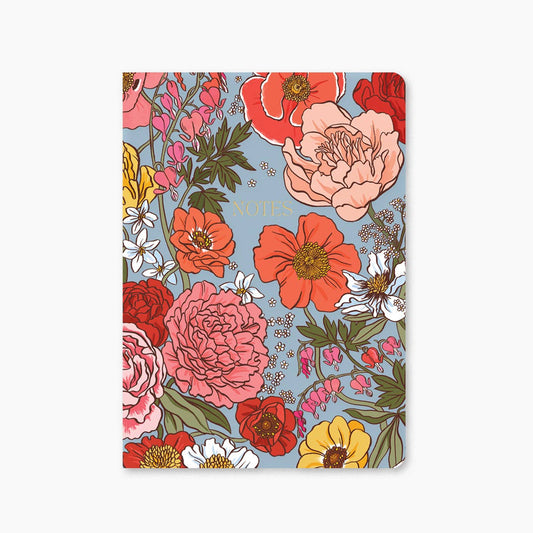 Botanica Paper Co | Garden Flora | Soft Cover Notebook (grid)