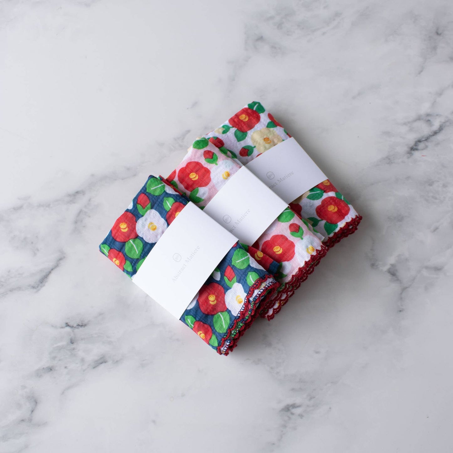 Tiepology | Camellia Flower Pink | Scarf