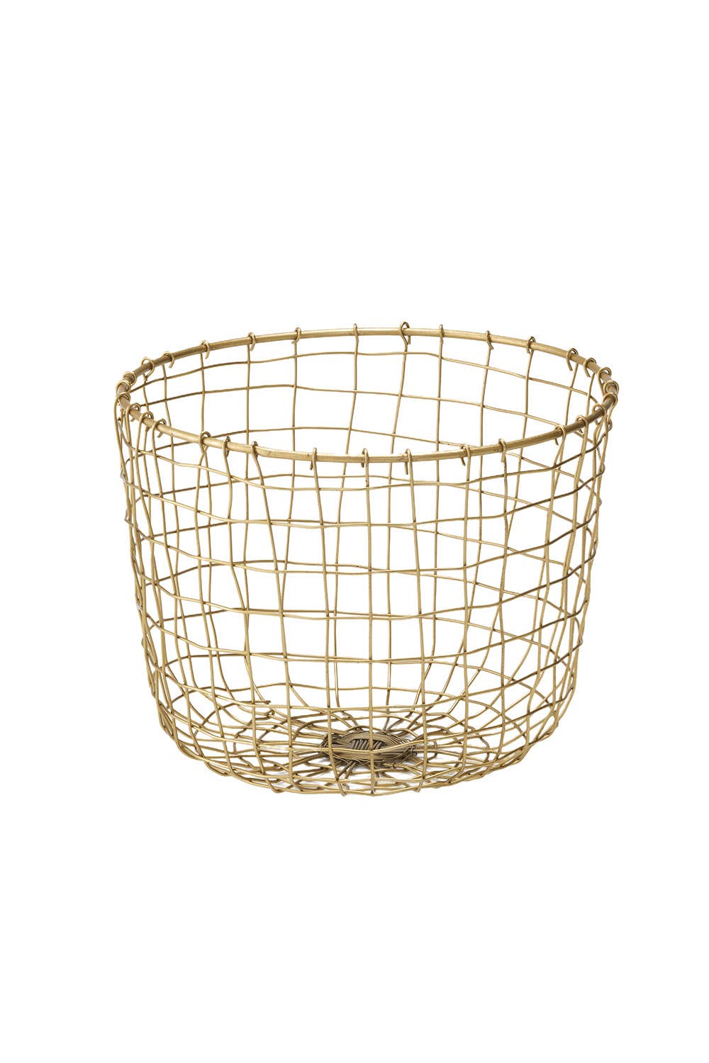 Fog Linen Work | Wire Basket Round | Medium