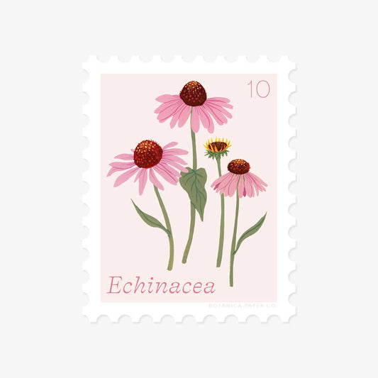 Botanica Paper Co | 10 October Flower | Stamp-Style Vinyl Sticker