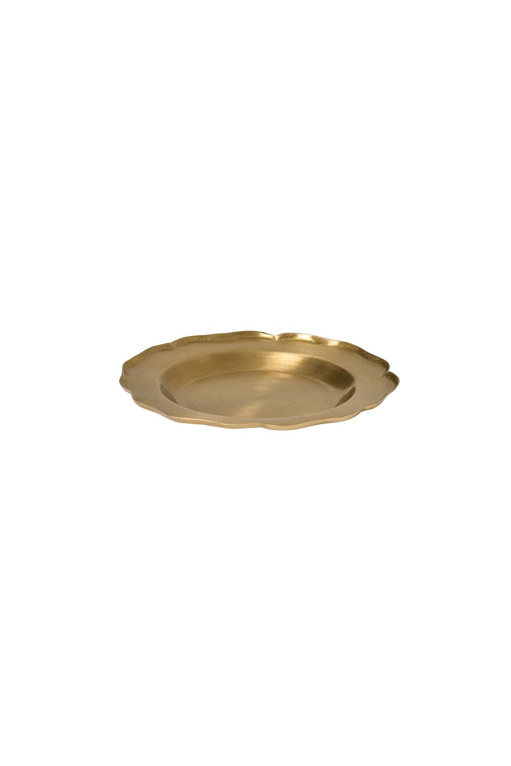 Fog Linen Work | Brass Decorative Tray | Small
