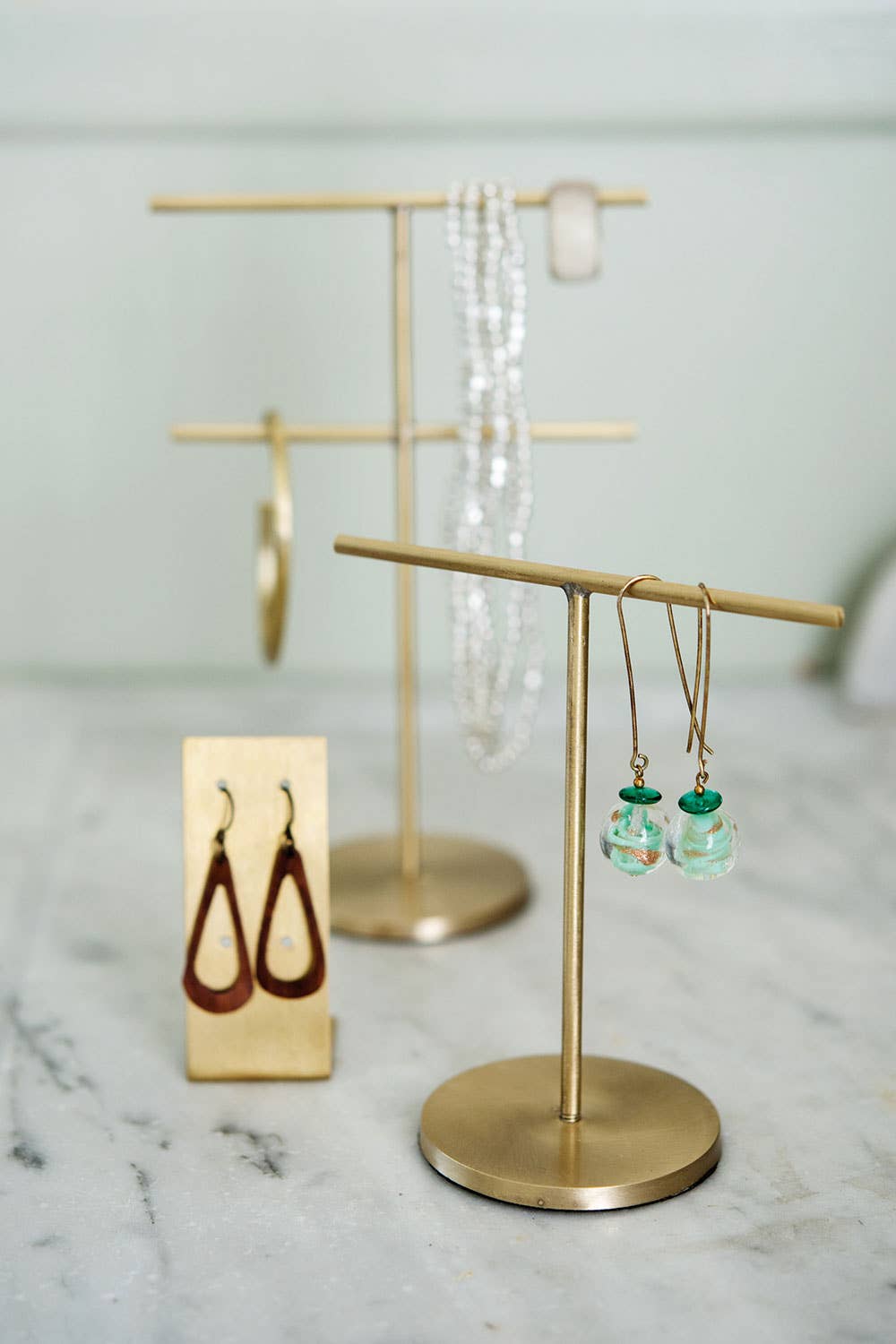 Fog Linen Work | Brass Accessory Stand | Small