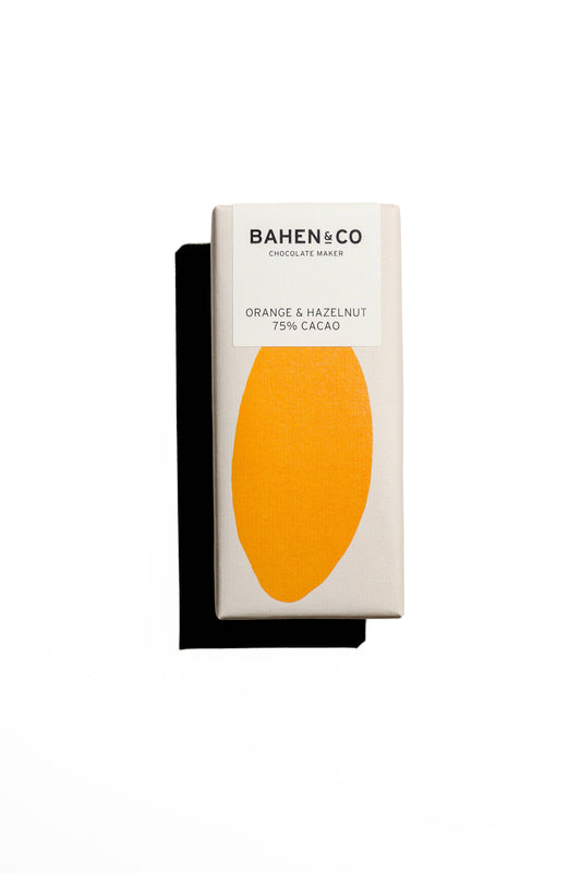 Bahen & Co | Orange & Hazelnut Chocolate Bar