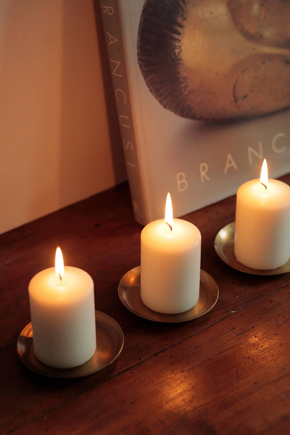 Fog Linen Work | Brass Plate Round | Small