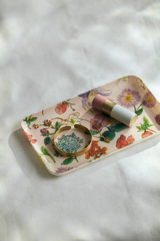 Fog Linen Work | Linen Tray Isabelle Boinot Fleur | Small