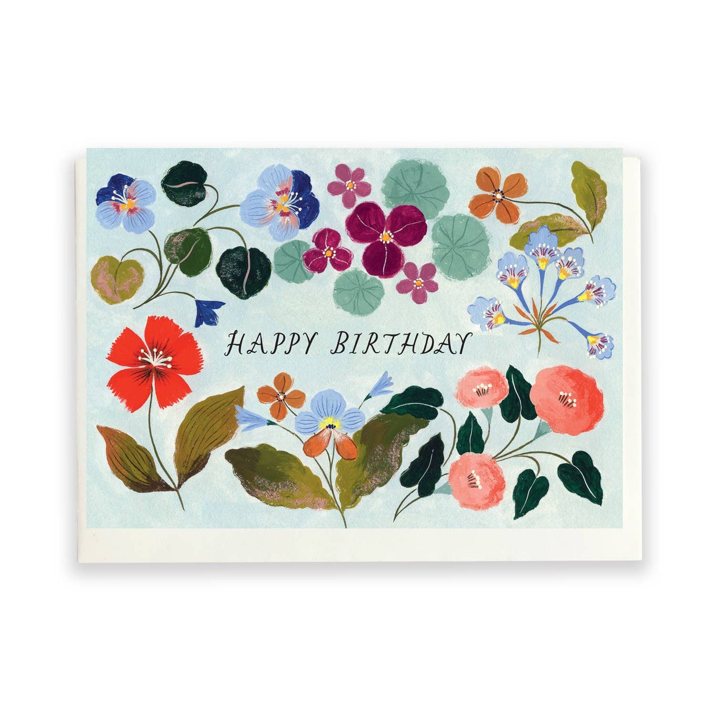 Flora Waycott | Happy Birthday Floral | Greeting Card