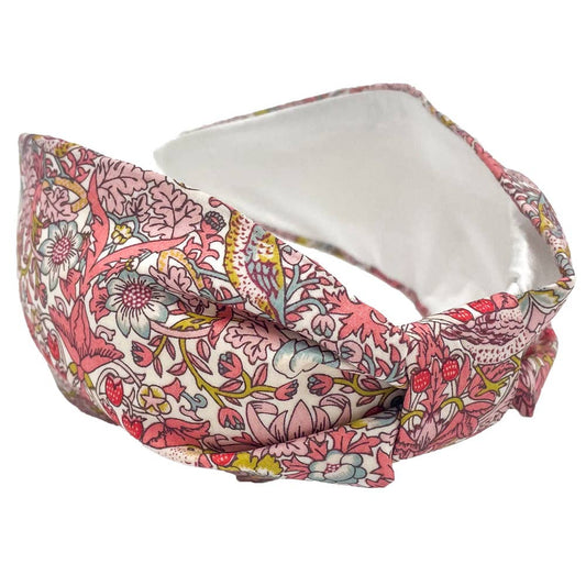 Alice Caroline | Liberty Tana Lawn® Strawberry Thief Spring Ruched Hairband