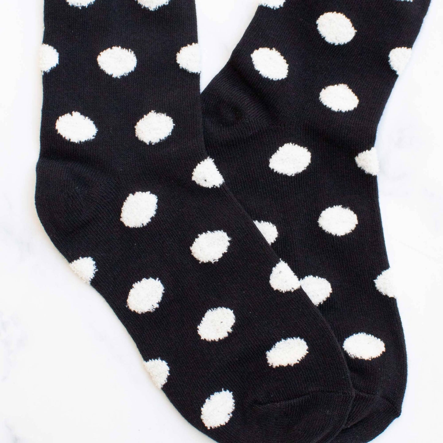 Tiepology | Women's Polka Dots Puff Casual Socks | Pink