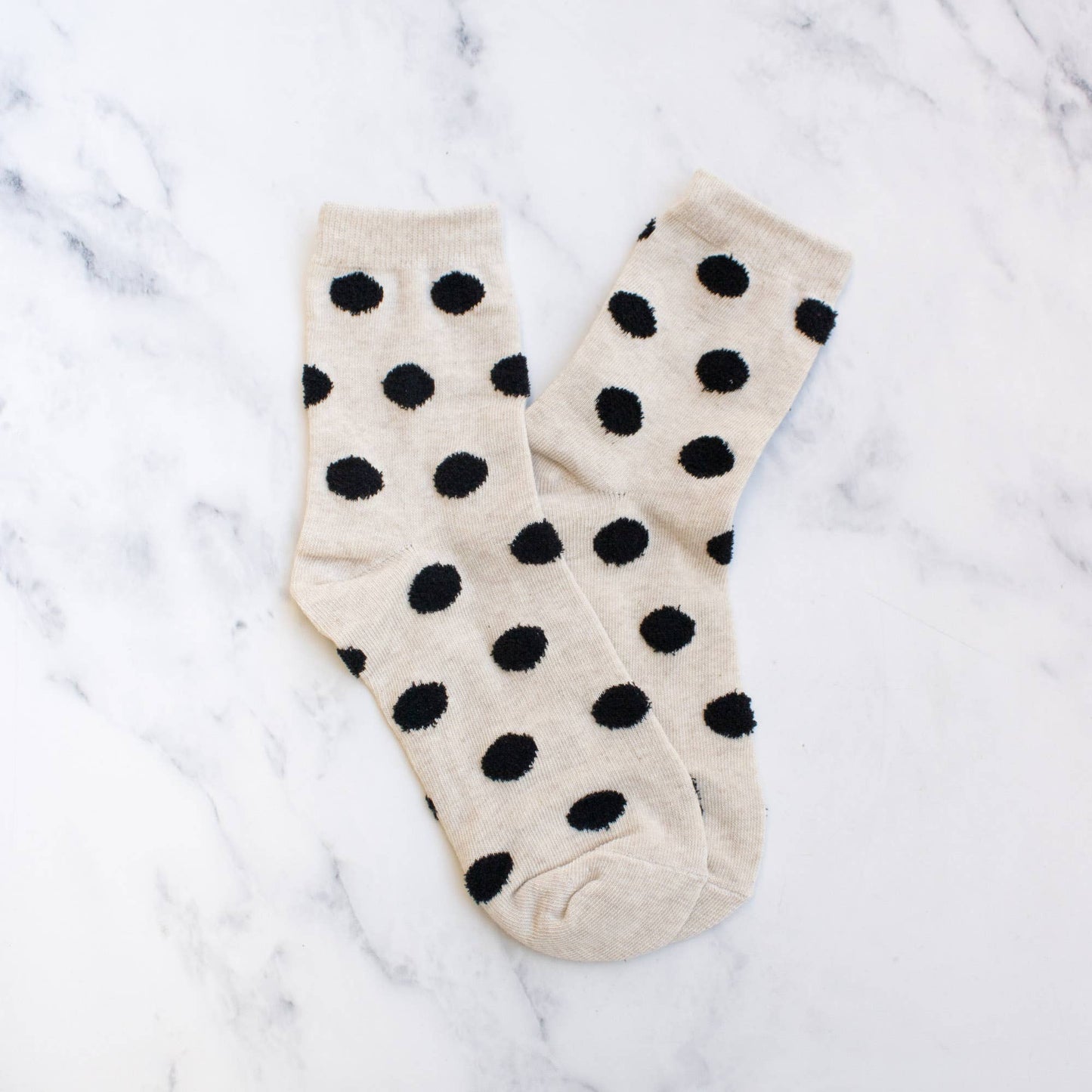 Tiepology | Women's Polka Dots Puff Casual Socks | Pink