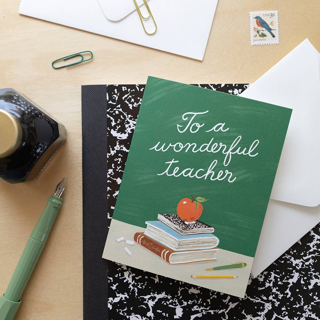 Botanica Paper Co | Wonderful Teacher | Greeting Card