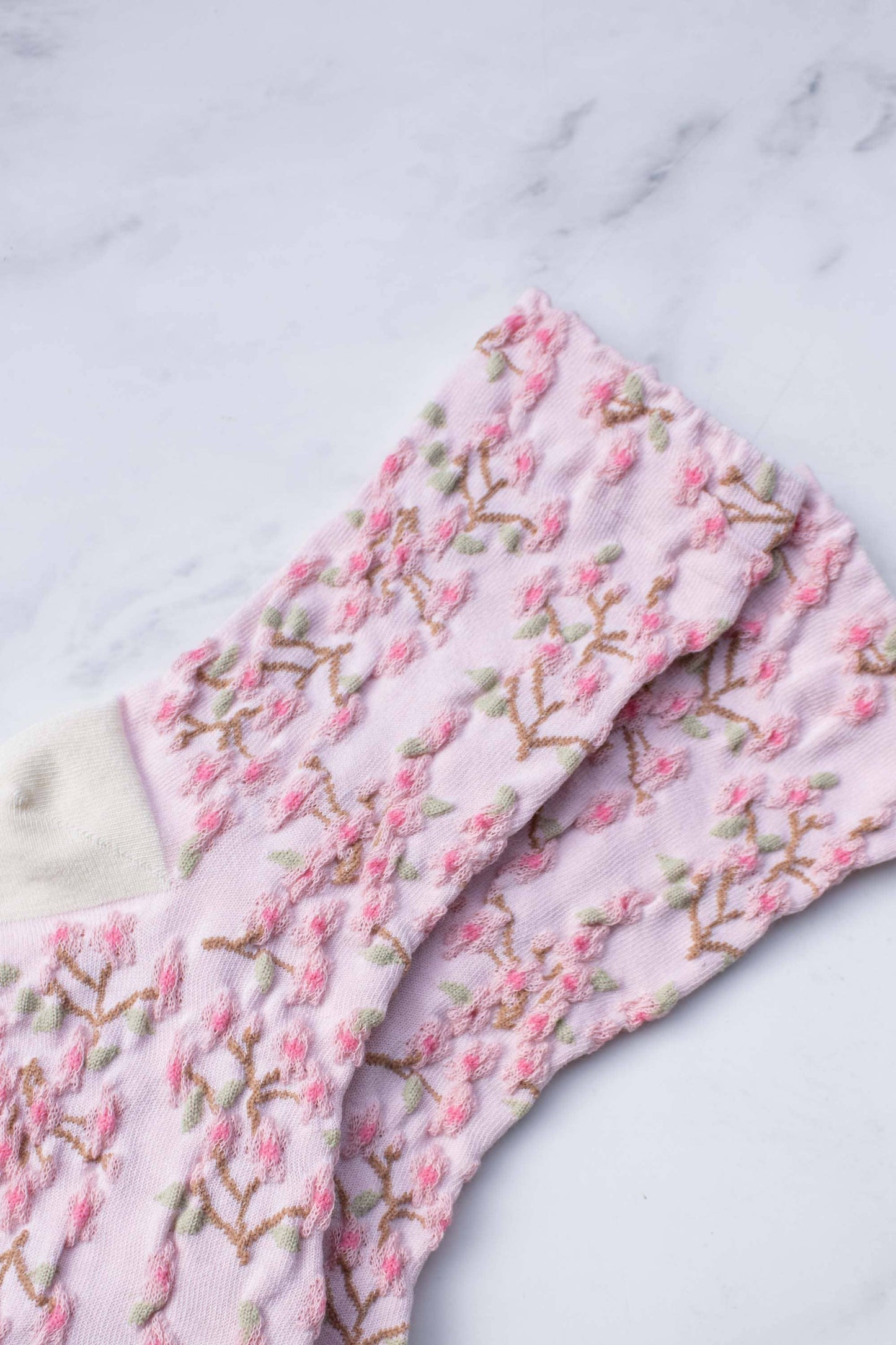 Tiepology | Women's Spring Blossoms Pink | Socks